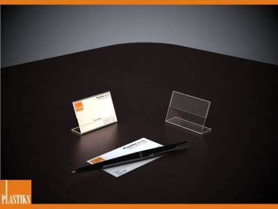 Zeigis® Tischständer Tischaufsteller 100mm Schildhalter aus Acrylglas 